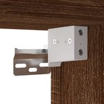 vidaXL Ensemble de meubles TV 2 Pièces Chêne marron Bois d'ingénierie