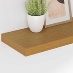 vidaXL Étagère Murale 4 Pièces Beige 50 x 23 5 x 4 cm Bois d'ingénierie