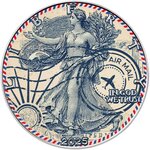 Pièce de monnaie en Argent 1 Dollar g 31.1 (1 oz) Millésime 2025 LIBERTY AIR MAIL