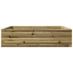 vidaXL Jardinière 90x90x23 cm bois de pin imprégné