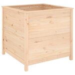 vidaXL Jardinière 82 5x82 5x78 cm bois de pin massif