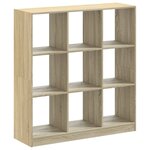 vidaXL Bibliothèque chêne sonoma 102x32x108 cm bois d'ingénierie
