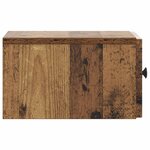 vidaXL Cabinet de chevet mural Bois ancien 33 x 34 5 x 20 cm