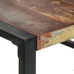 vidaXL Table à manger 140x140x75 cm Bois de récupération massif