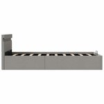 vidaXL Cadre de lit à rangement hydraulique sans matelas 90x200 cm