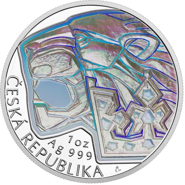 Monnaie CZECH LION 1 Oz Argent 2$ Niue 2026