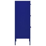 vidaXL Armoire de rangement Bleu marine 42 5x35x101 5 cm Acier