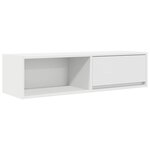 vidaXL Meuble TV blanc 100x31x25 5 cm bois d'ingénierie