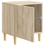 vidaXL Table de chevet Chêne Sonoma 43 x 34 5 x 50 cm