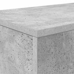 vidaXL Gris Béton 82 x 29 x 74 cm