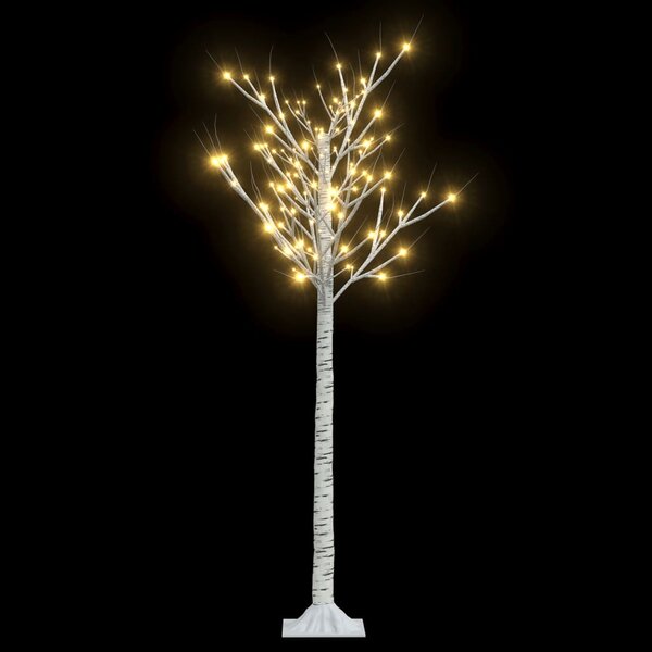 vidaXL Sapin de Noël 140 LED blanc chaud Saule 1 5 m Int/Ext