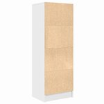 vidaXL Haut Armoire Blanc 45 5 x 34 x 127 cm Bois d'ingénierie