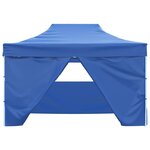 vidaXL Tente de fête 280 x 410 x 315 cm Bleu Tissu Oxford