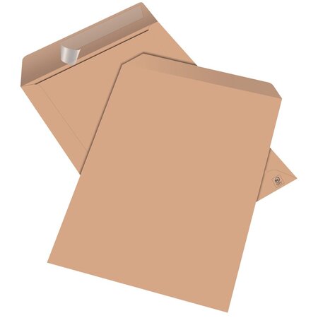 Pochette kraft blond c4, 229 x 324 mm 90g  sans fenêtre - bande autoadhésive (paquet 50 unités)