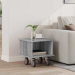 vidaXL Meuble TV Gris Sonoma 37 x 35 x 35 cm Bois d'ingénierie