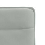 vidaXL Chaises à manger lot de 6 gris clair velours