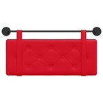 vidaXL Tête de lit suspendue Rouge Simili cuir