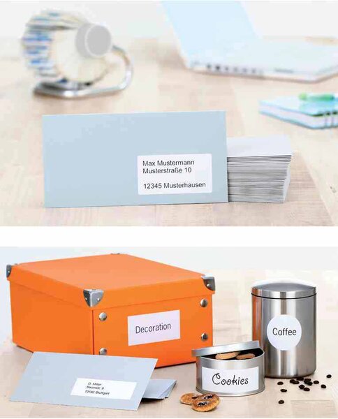 Etiquettes universelles premium, 70,0 x 42,0 mm, blanc 2100 sur 100 feuilles herma