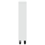 vidaXL Chariot de rangement étroit blanc 48x13x68 cm bois d'ingénierie