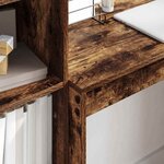 vidaXL Bureau Chêne fumé 80 x 40 x 76 cm Bois d'ingénierie