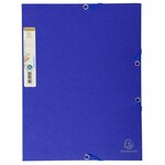 Chemise 3 rabats élastique Forever carte recyclée bicolore 380g coloris assortis EXACOMPTA