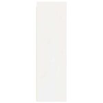 vidaXL Armoires murales 2 Pièces Blanc 30x30x100 cm Bois de pin massif