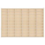 vidaXL Vitrine de collection en bois avec 60 compartiments 60 x 4 5 x 40 5 cm