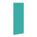 vidaXL Store plissé vert pétrole 80x200 cm largeur du tissu 79 4 cm