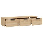 vidaXL Armoire murale Chêne sonoma 102x30x20 cm Bois d'ingénierie