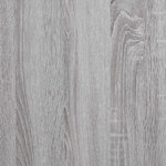 vidaXL Étagères Murales 2 Pièces Gris 26 x 15 x 26 cm Bois d'ingénierie