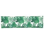 vidaXL Coussin de Palette pour Banc Motif Feuille 140x40x8 cm