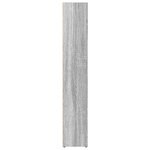 vidaXL Armoires à CD 2 Pièces Sonoma gris 21x16x93 5 cm Bois d'ingénierie