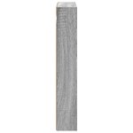 vidaXL Armoire murale de salle de bain Gris Sonoma 40 x 10 x 60 5 cm