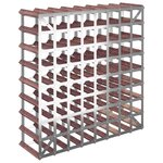 vidaXL Casier à bouteilles pour 72 bouteilles Marron Bois pin solide