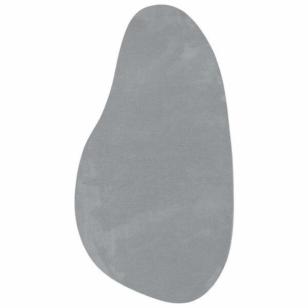 vidaXL Tapis HUARTE Gris 80 x 150 cm Polyester