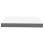 Matelas ressorts ensachés vidaXL Gris clair Medium 140x190x20 cm Tissu