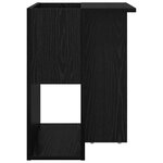 vidaXL Table d'appoint Chêne noir 35 x 40 x 55 cm Bois d'ingénierie