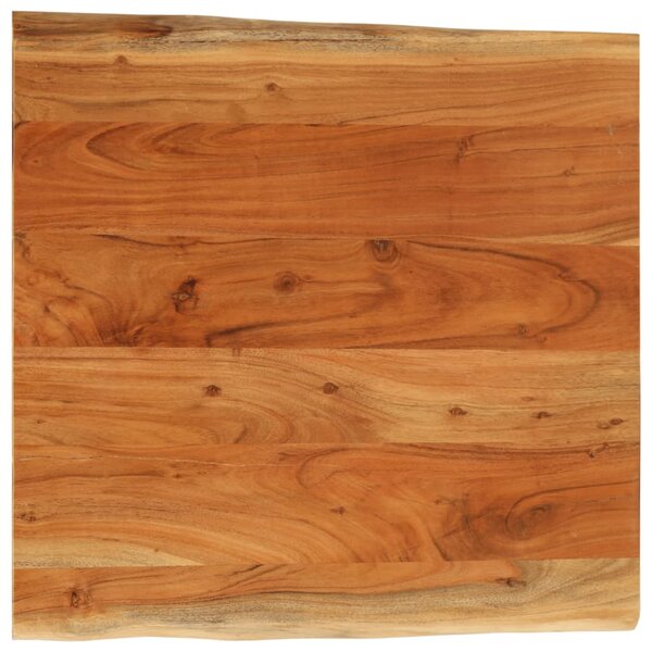 vidaXL Dessus de bureau 80x80x2 5 cm carré bois massif d'acacia