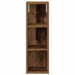 vidaXL Armoire murale de salle de bain Bois ancien 20 x 16 x 62 5 cm