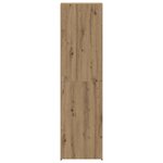 vidaXL Buffet en chêne artisanal 50x42.5x185 cm Bois de construction