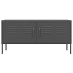 vidaXL Meuble TV Anthracite 105x35x50 cm Acier