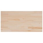 vidaXL Dessus de table 100x50x1 7 cm rectangulaire bois de pin massif