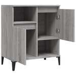 vidaXL Buffet Sonoma gris 60x35x70 cm Bois d'ingénierie