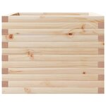 vidaXL Jardinière 60x60x46 cm bois de pin massif