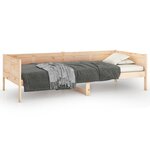 vidaXL Lit de jour bois de pin massif 80x200 cm