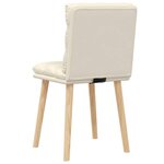 vidaXL Chaises à manger lot de 2 Lin