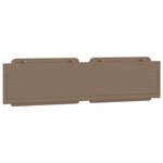 vidaXL Coussin de tête de lit cappuccino 200 cm similicuir