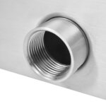 vidaXL Fontaine d'étang Acier inoxydable 50 x 30 x 53 cm Argenté