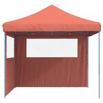 vidaXL Tente de fête Terre cuite 292 x 292 x 315 cm Tissu Oxford