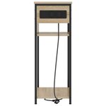 vidaXL Cabinet de chevet Chêne sonoma 41 x 28 x 76 cm